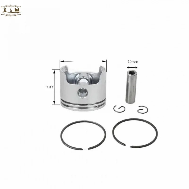 Комплект поршней 63CC, 48 мм, 1E48F, 48F, 6300, 2-тактный, 63CC, бензиновый двигатель, кольца цилиндра, зажимы для штифтов в сборе для земляного шнека, дрели DD