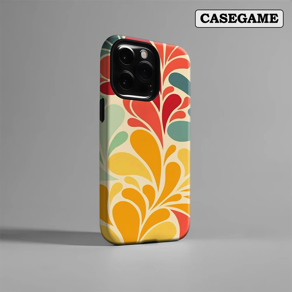 

Luxury Vibrant Petal Burst Phone Case for iPhone 17 16 15 14 13 12 11 Pro Max Air Plus Luxury Double-layer Back Cover