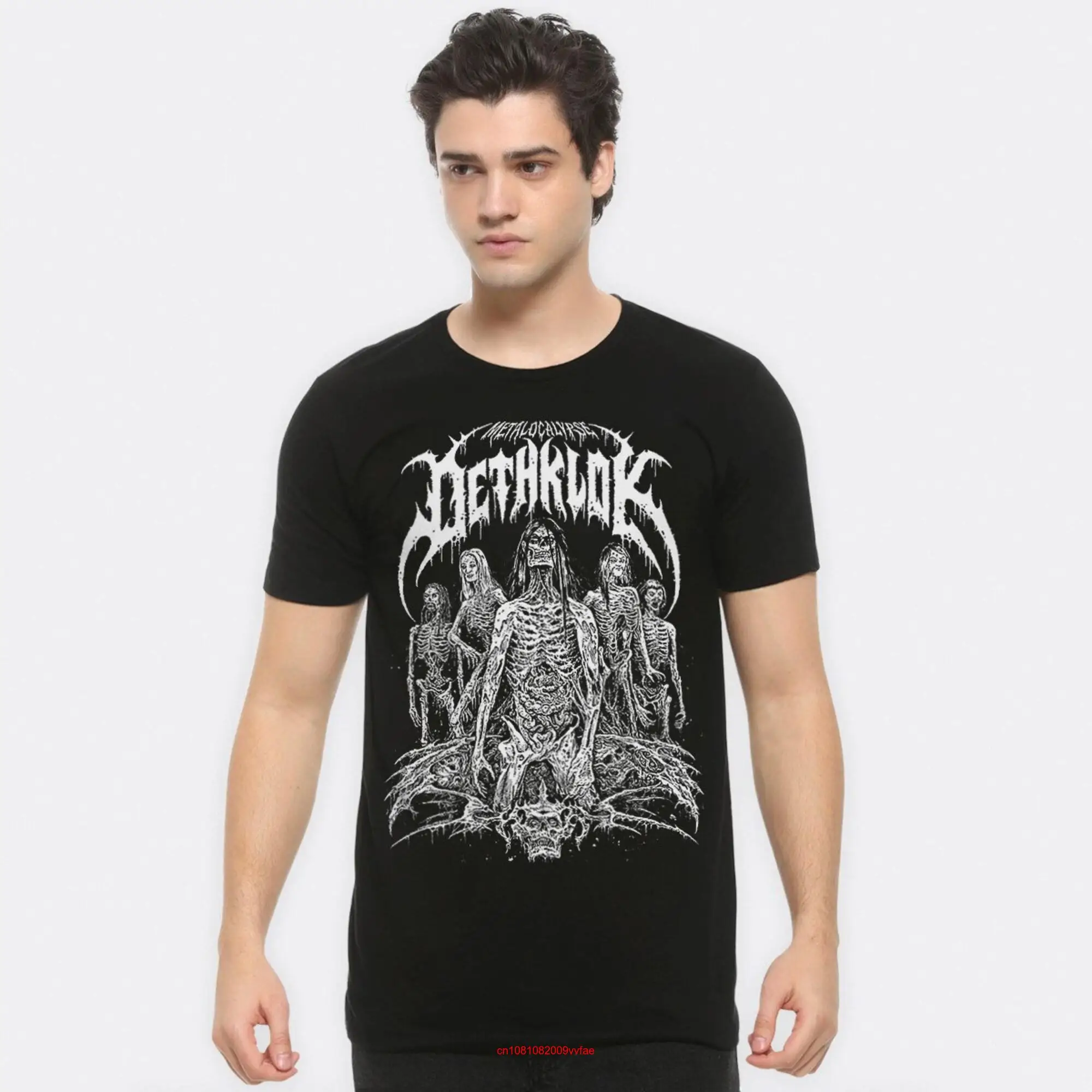 Metalocalypse Dethklok T Shirt 100 Cotton  Sizes DTH 09900 long or short sleeves