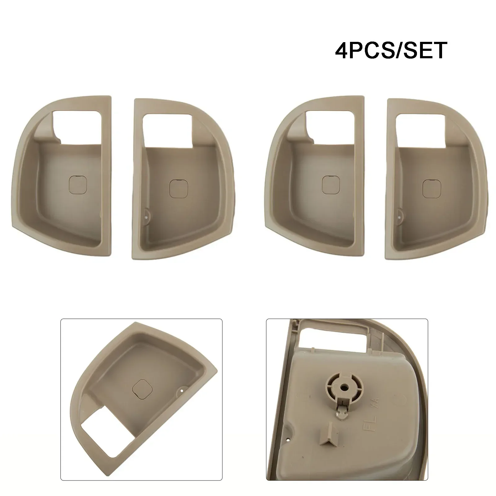 

High Quality Inside Door Handle 4Pcs Inside Door Handle 83611-2B000 83621-2B000 For Hyundai Santa Fe 2007-2012