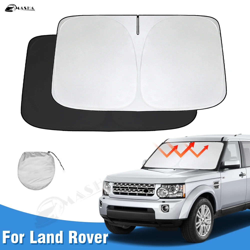 Windshield Sun Shade For Land Rover Discovery L318 L319 L462 3 4 Car Sunshade Cover Foldable Sun Visor Protector Blocks UV Rays