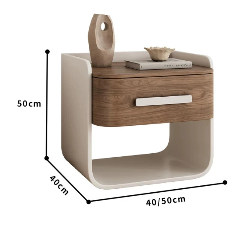 Trendy Aesthetic Nightstand Luxury Modern Nordic Storage Vintage Nightstand Display Muebles Para Dormitorio Bedroom Furniture