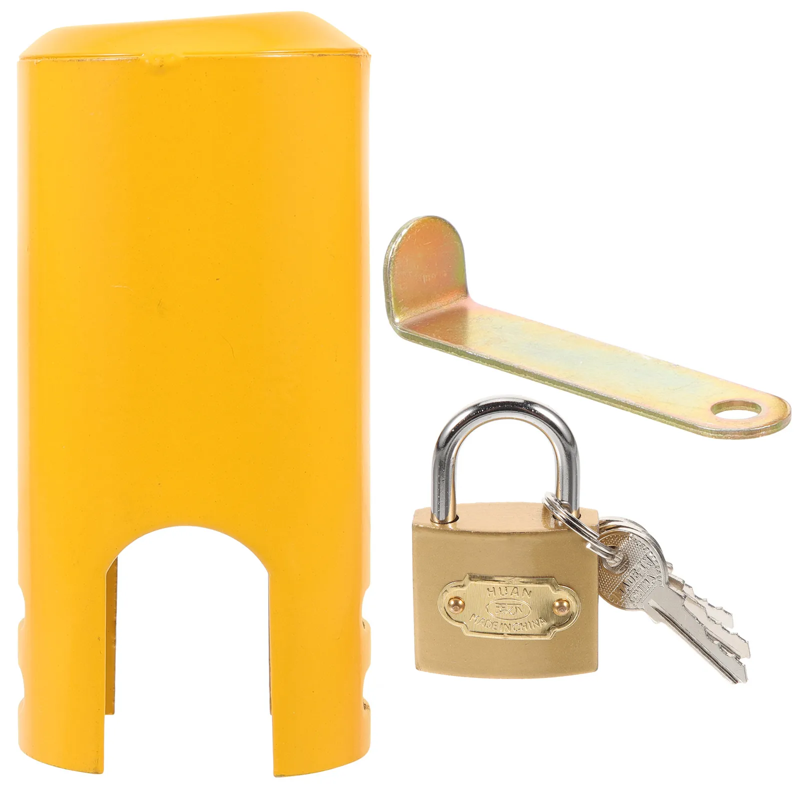 1Set Outdoor Faucet Lock Cover Anti-Theft Corrosion Resistant Water Spigot Lock Hose Bib Protection for Garden
