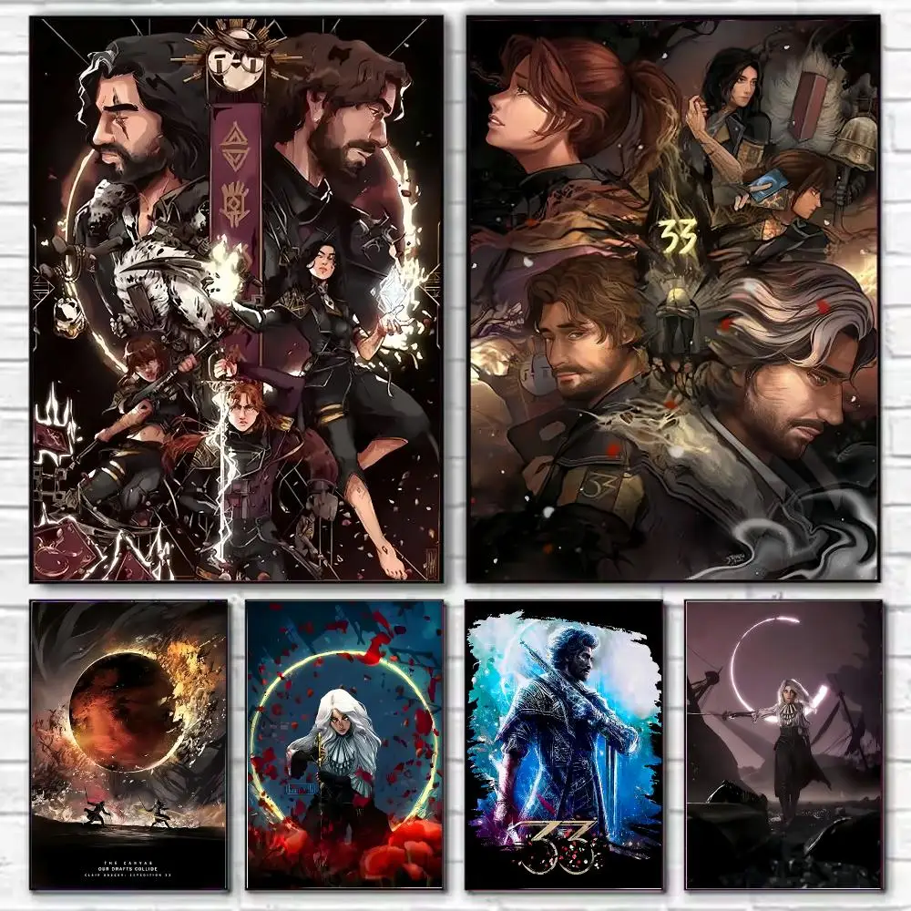 Fantasy game C-Clair Obscur Expedition 33 Poster HD Art Decorative Wall Art Waterproof Home Décor Gift