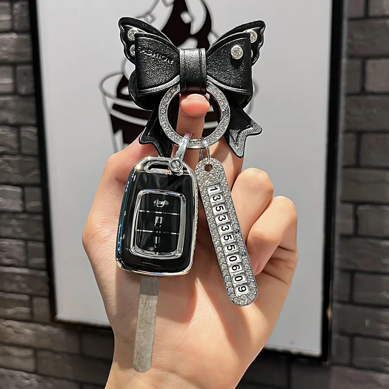 2/3Button Remote Key Case Shell for Honda Accord FIT CR-V XRV VEZEL CITY JAZZ CIVIC HRV FRV 2013 2016 Keychain Fob Accessories