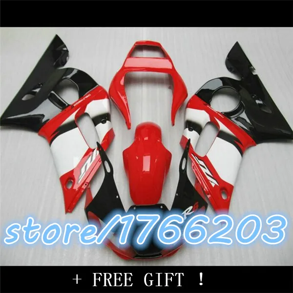 100%NEW red black fairings for  YZF-R6 98-02 YZF R6 98 99 00 01 02 YZF 600 R6 1998 99 00 01 2002  fairing k