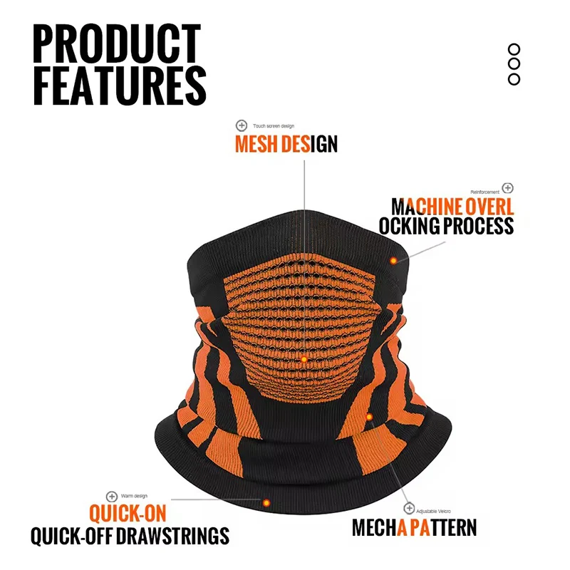 Face bandana neck gaiter color options