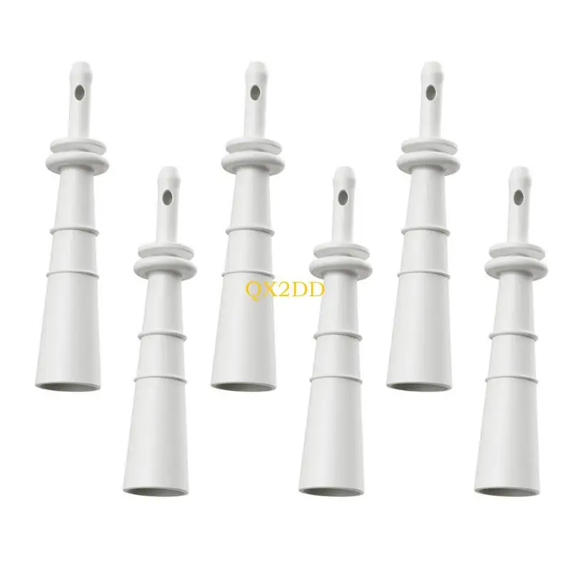 QX2D – tige d'échappement Anti-flatulence pour bébé, 6 pièces, pour soulagement rapide sûr des coliques, en TPE souple,