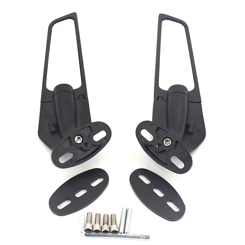 Espejos deportivos giratorios ajustables de aluminio para motocicleta Yamaha YZF R6, 2006, 2007, YZF-R6