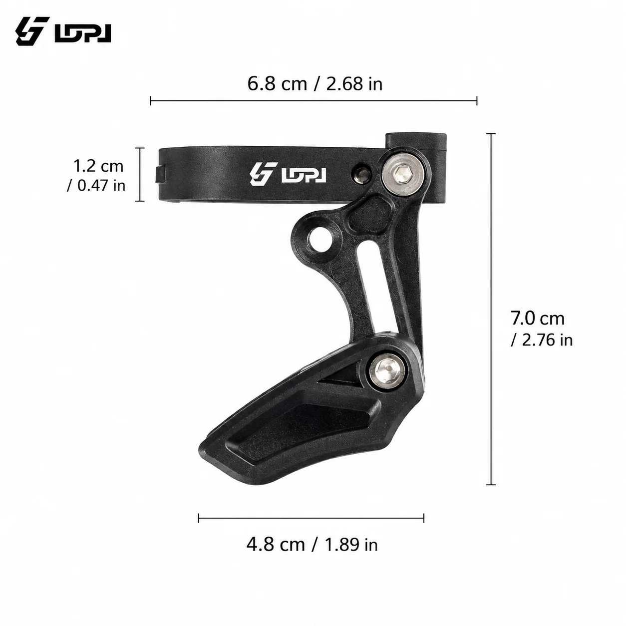 LDPJ Mountain Bike Single Disc Chain Stabilizer/Positive and Negative Gear Chain Stabilizer/Anti Drop Chain, Extra Adjustable