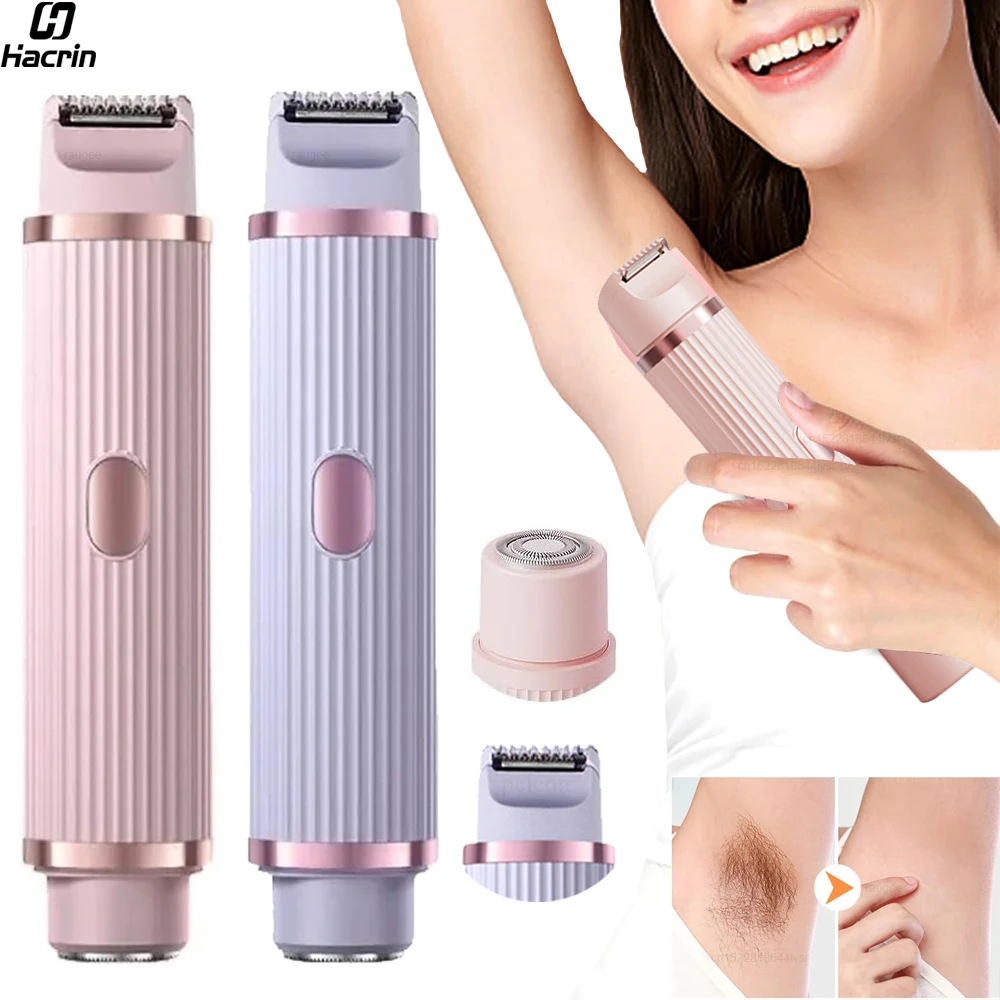 

Electric Shaver for Women Female Body Epilator Woman's Razor Electric Hair Removal for Body Legs Face Mustache Bikini Trimmer