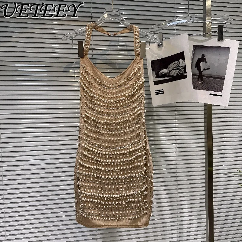 خريف شتاء جديد متعدد الاستخدامات أنيق موضة كاكي قطيفة شال الرأس + التخسيس اللؤلؤ Bodycon حزام فستان قصير مجموعة الحفلات