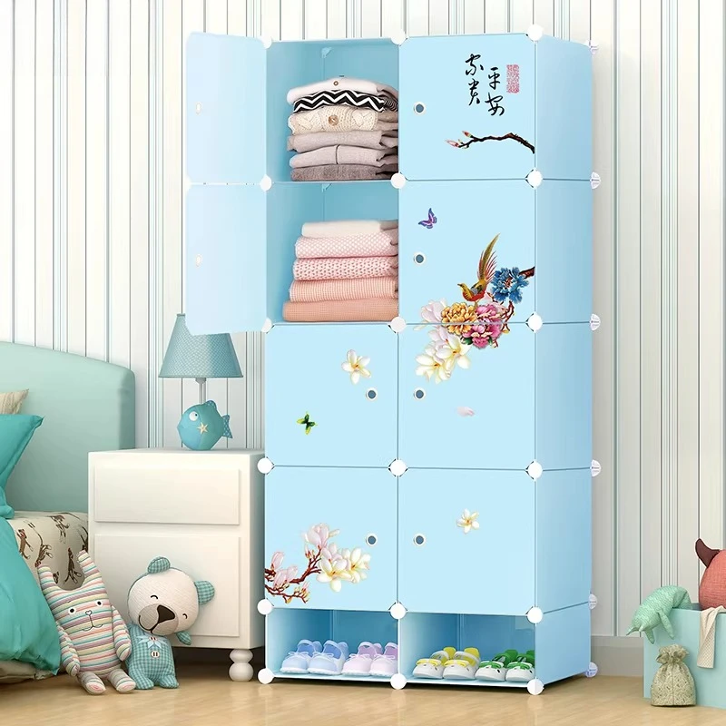 Salon Save Space Closet Aesthetic Cheap Chinese Interior Big Size Fashion Clear Unique Wardrobe