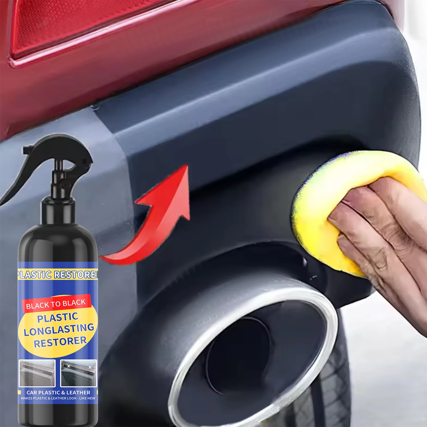 

Car Plastic Restorer Coating Agent Auto Plastic Rubber Exterior Repair Clean Refresh Restoration Agent Black Shine Seal Brighten