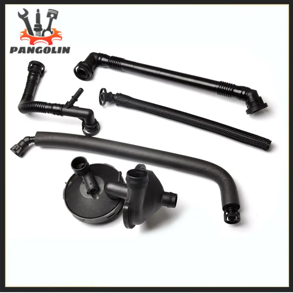 

New Crankcase Vent Valve & Oil Separator Hose Kit 11617501566 11611432559 11157532649 For BMW E46 E39 X3 323i 320i 325i 2001-05