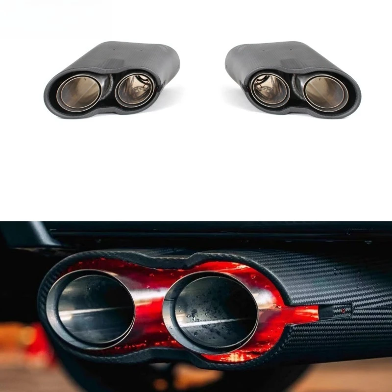 

For Benz GW464 G500 G63 Exhaust Pipe B700 Upgrade B900 Rocket Dry Carbon Muffler Pipe Exhaust Tip Car Replace Facelift Muffler
