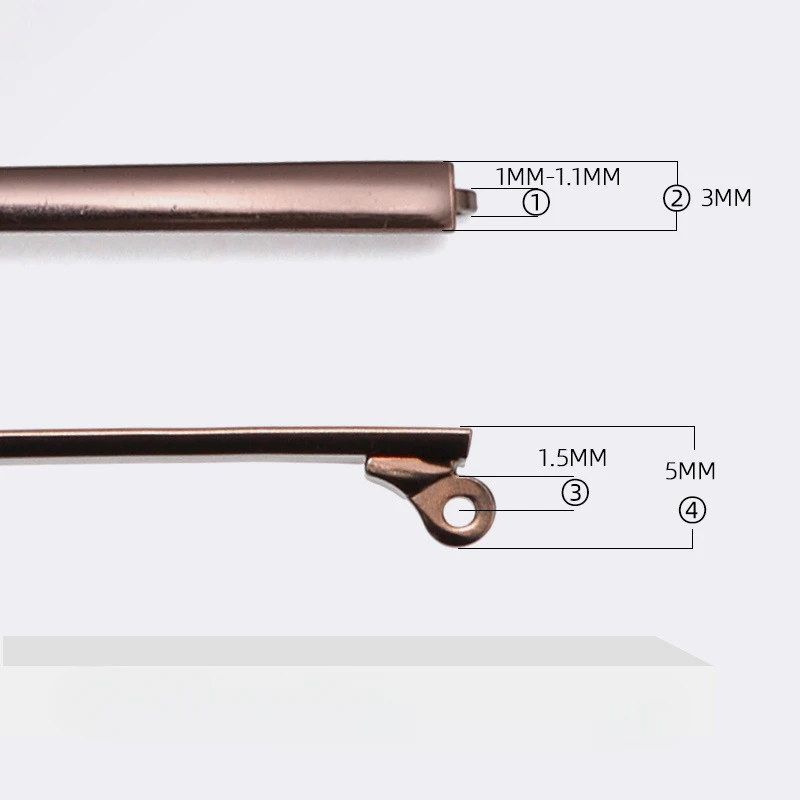 نظارات معدنية مضادة للانزلاق مع ضوء أزرق ، إطار نظارات شامل ، ساق بديلة للذراع ، إكسسوارات نظارات ، زوج واحد