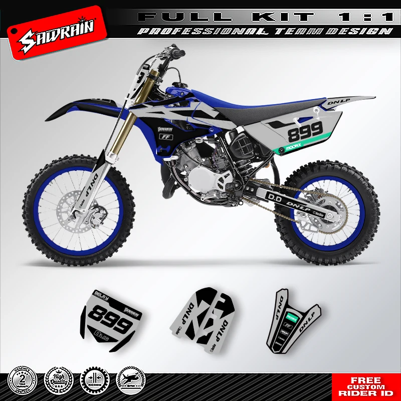 

Sawrain Racing Graphics Decals Kit for Yamaha YZ85 2015 2016 2017 2018 2019 2020 2021 001