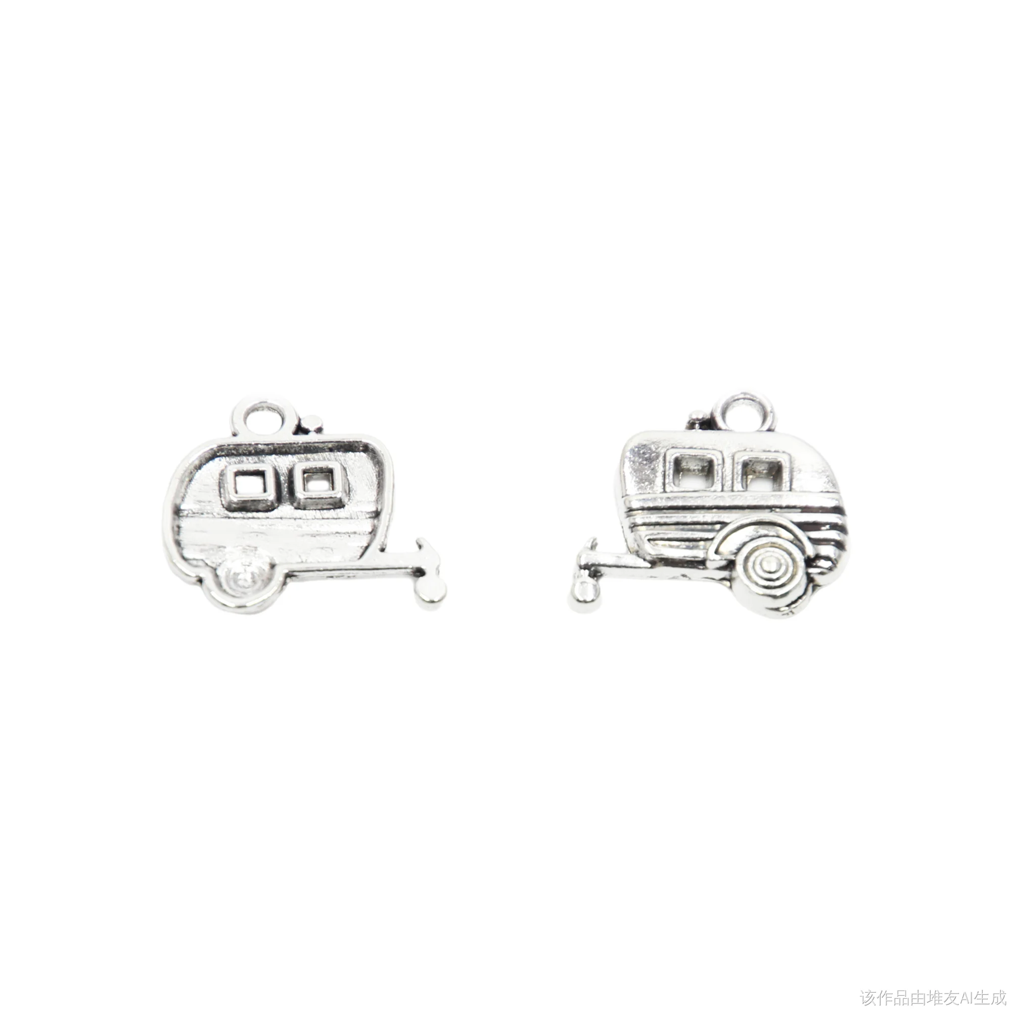 10pcs The Camper Trailer Charms Antique Tibetan Silver Tone Zinc Alloy 19*18mm