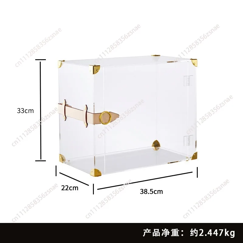 Luxury storage bags, wardrobe organizers, dustproof acrylic storage racks, transparent display cabinets
