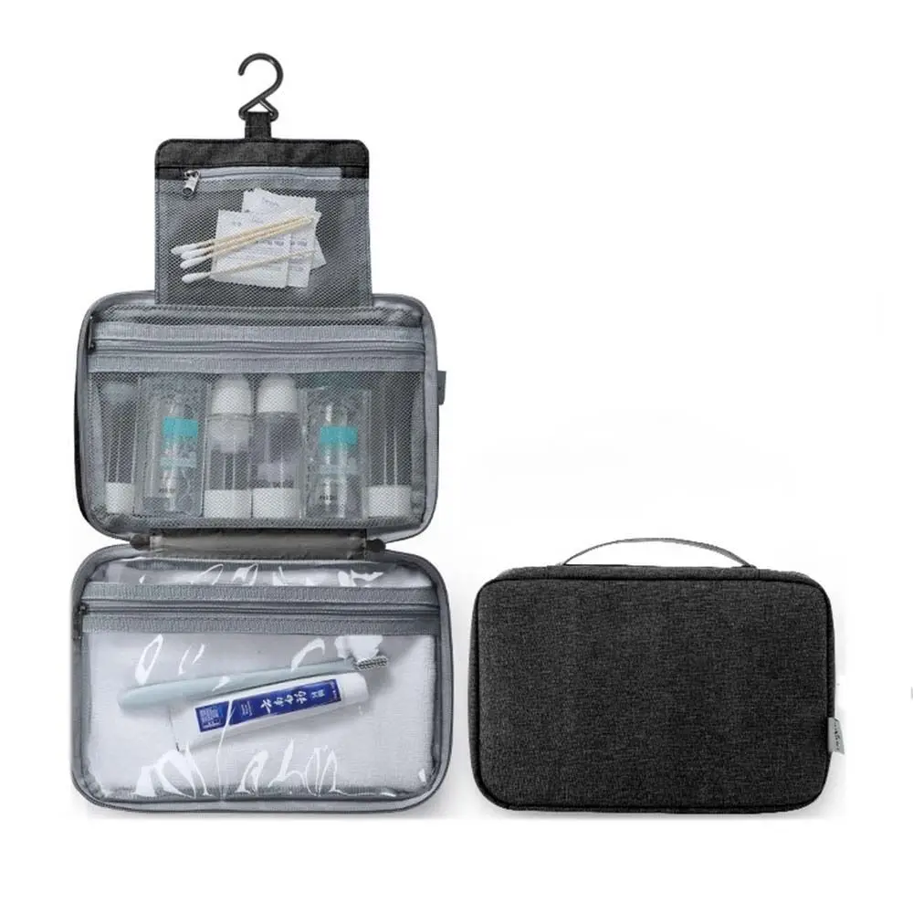 

Cases Travel Organizer Large Capacity Folded Cosmetic Bags Makeup Bags Hanging Zipper Storage Bags Storage Toiletry Bag