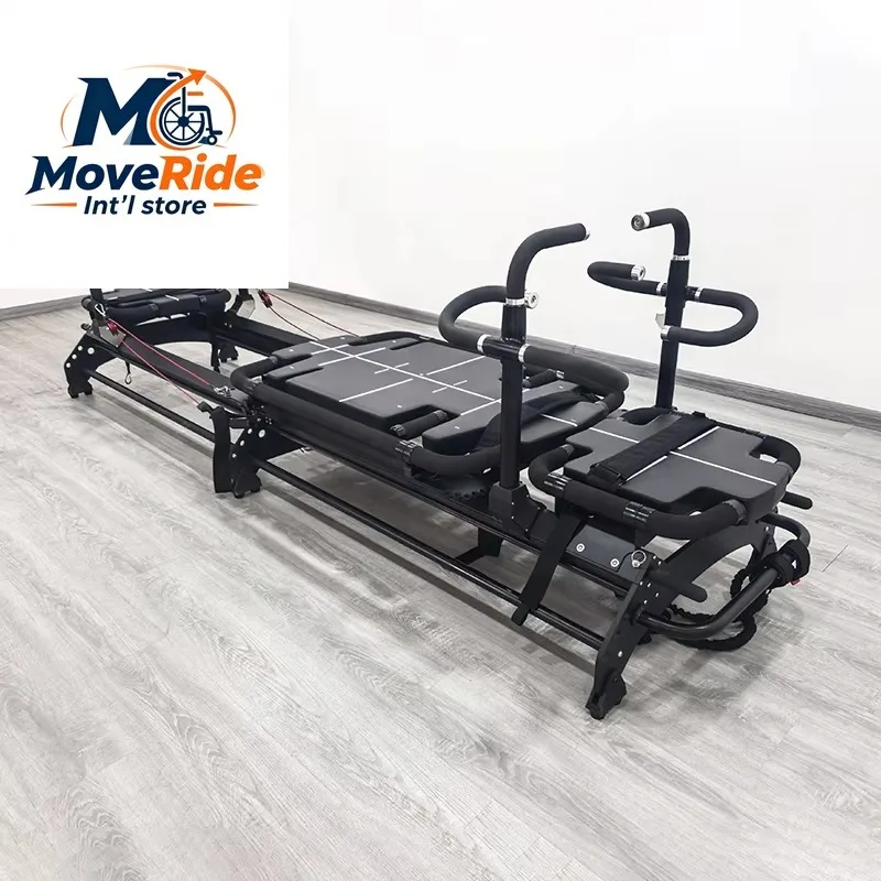 

Multi Functional Aluminum Alloy Lagree Megaformer Pilates Reformer Bed Gym Fitness Yoga Studio Megaformer Machine