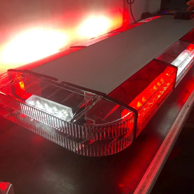 12V/24V LED Emergency Vehicle Lightbar New Car Strobe Beacon Blinker for Fire Fighter Ambulance Warning Purpose F002