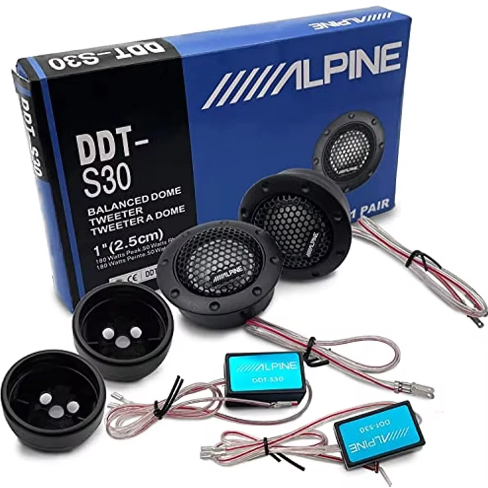 1 par de altavoces estéreo de alta fidelidad para coche, Tweeter para coches, Audio modificado, Tweeter de cúpula de seda, estéreo, multicolor, altavoz de tono alto