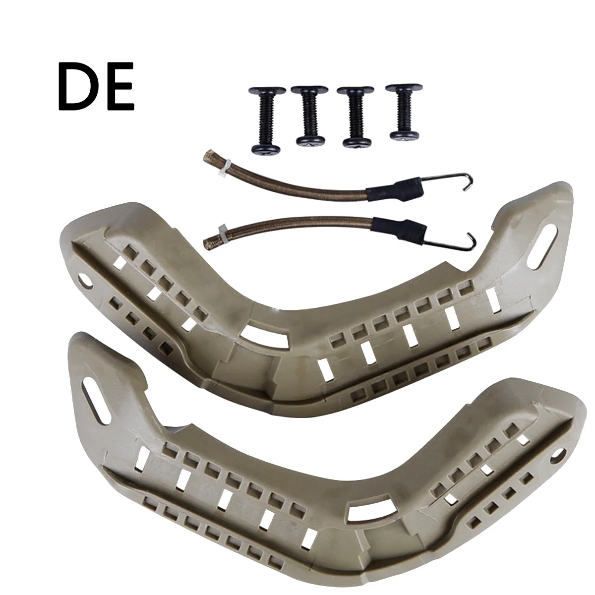 1 Set Tactical MICH2000 Helmet Side Guide Rail ARC Helmet Rail Mount Paintball Airsoft Helmet Accessories