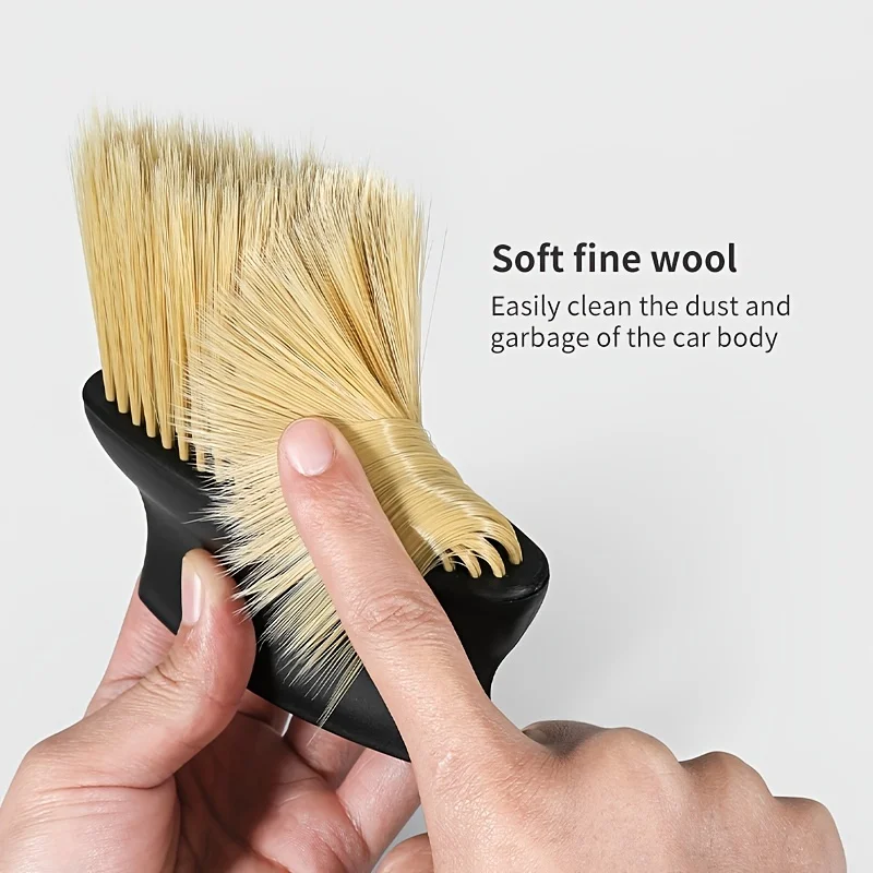 سيارة أربعة مواسم نموذج عام فرشاة أداة مجلس منفذ المخرج الجسم الديكور الداخلي فرشاة الغبار فرشاة شعر نظيفة #4