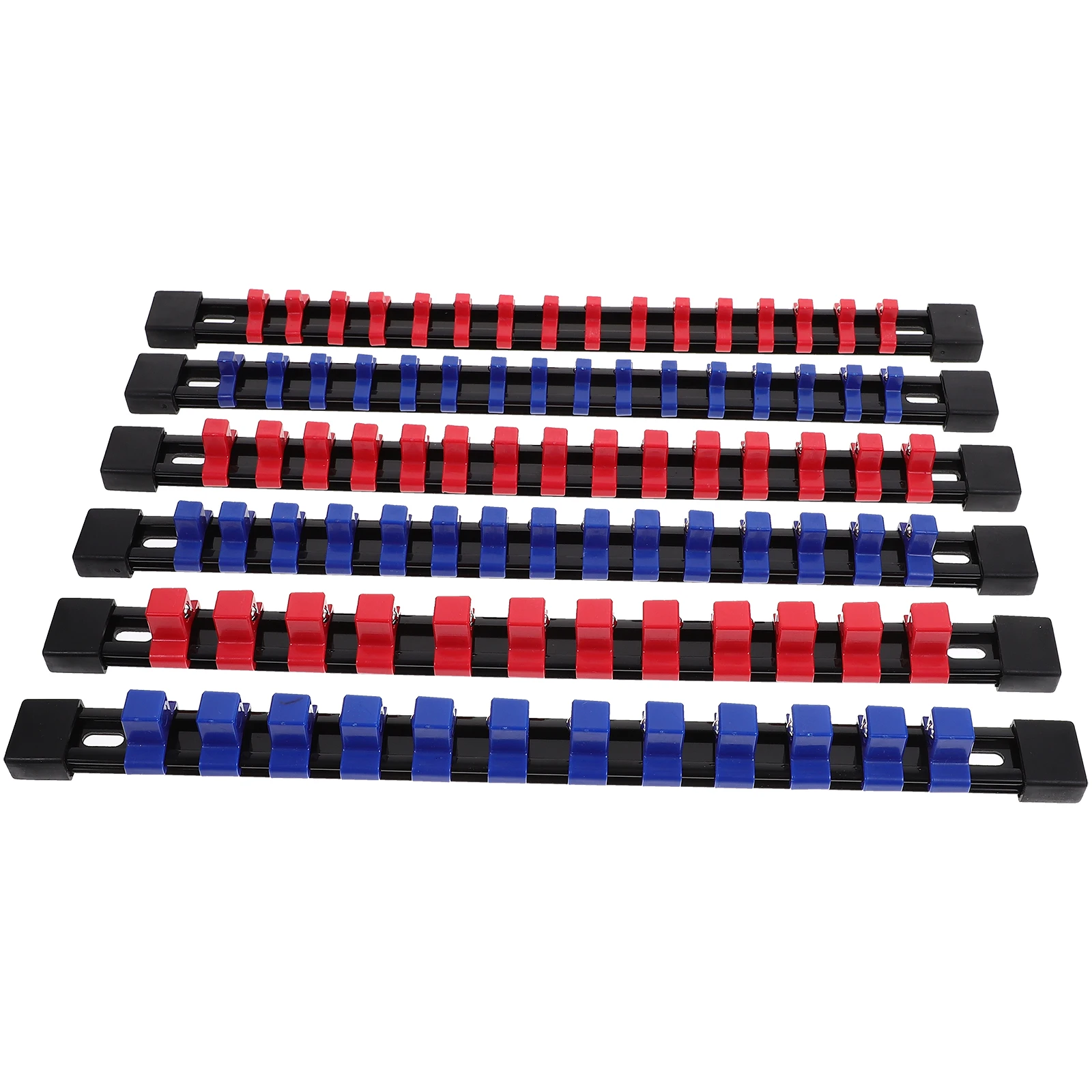 

6pcs Socket ganizer Tray Holder for Toolboxes 1 2 3 8 1 4 Repair Tool Storage Sleeve Classification Rack Sturdy Base