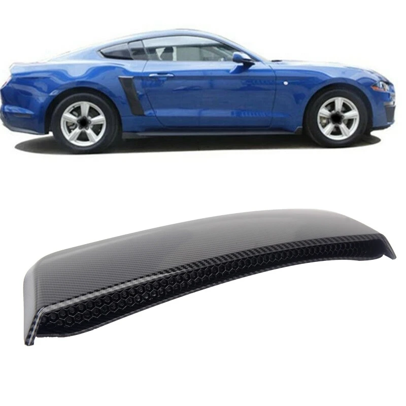 Auto Hinten Seite Für Fender Tür Scoops Rahmen Abdeckung Für Ford Mustang GT350 Stil 2015-2018 ABS Fender Scoops abdeckung