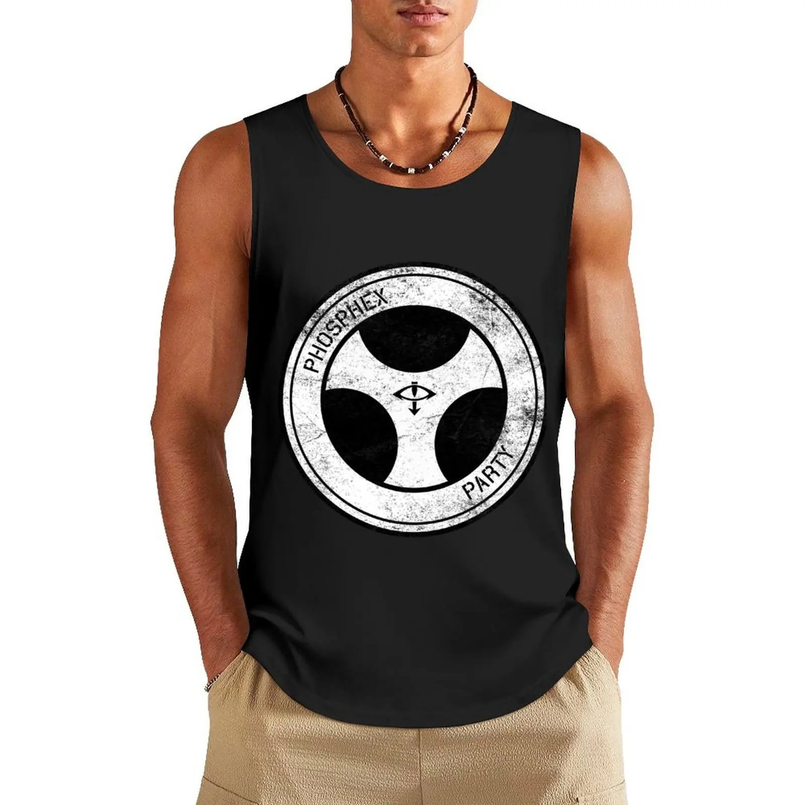 

Phosphex Party podcast logo Tank Top Top sexy clothes men T-shirt men