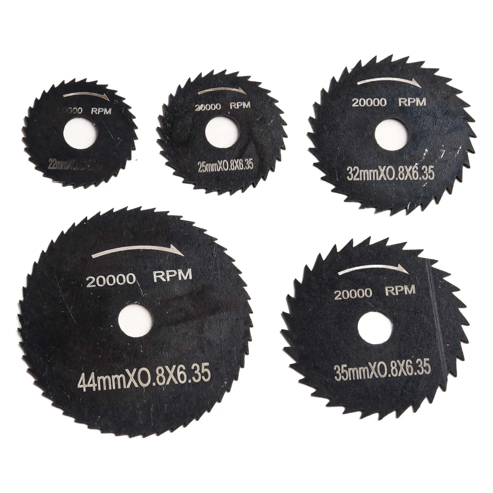 Efficient and Reliable HSS Circular Saw Blade Set for Rotary Tools and Electric For Drills for Precision Cutting (6pcs)