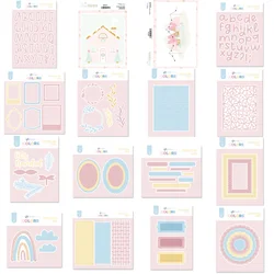 November 2022 Spanish Frames Metal Cutting Dies for Scrapbooking and Card Making Paper Craft Album Decorative Embossing Cut Die