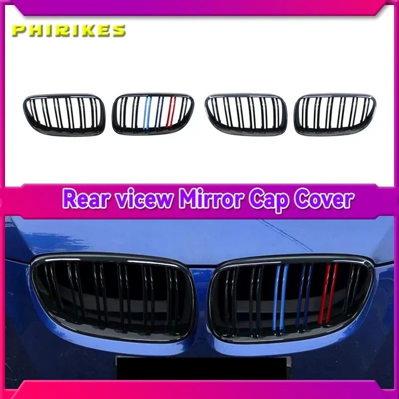 

2Pcs Car Style Black Front Kidney Double Slat Grill Grille for-BMW E92 E93 3-Series 328I 335I Coupe LCI 2010-2013