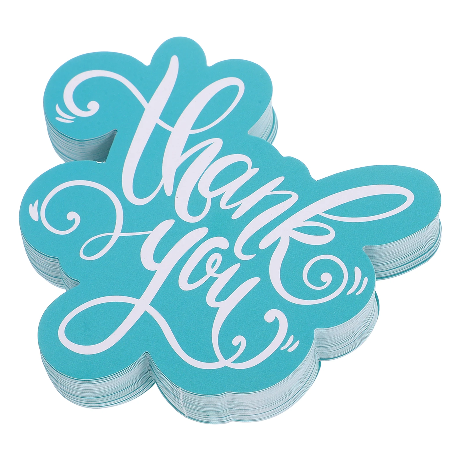 

50 Pcs Thank You Cards Small Business Supplies Mini Funny Masculine Paper Baby Unique Design Double Sided