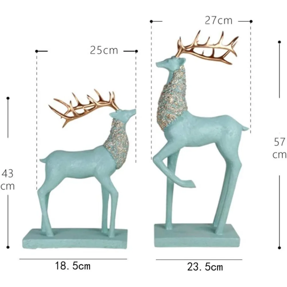 Christmas Elk Home Decoration, Home Kitchen and Dining, Outdoor Terrace, Handicrafts and Art, Two Christmas Decorations