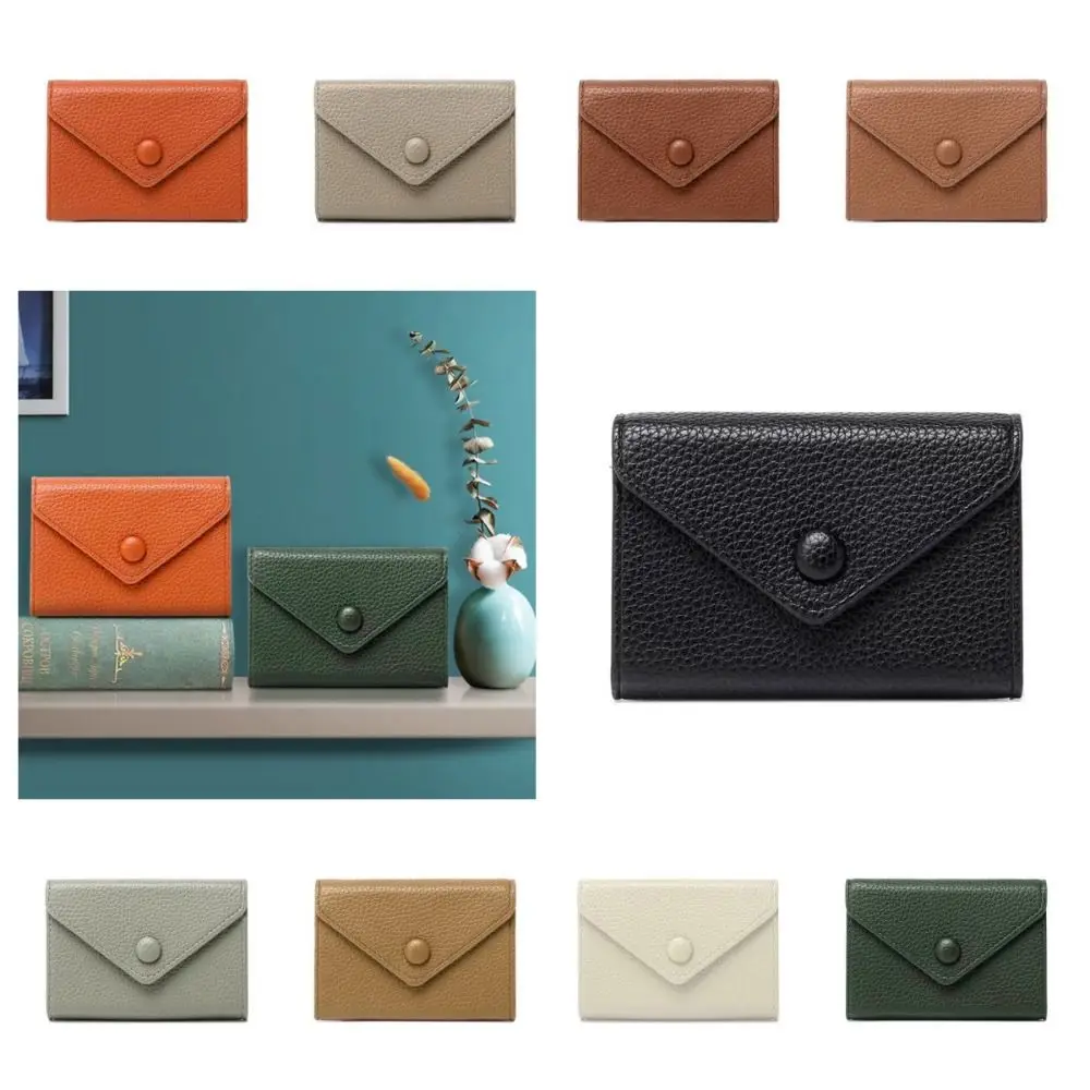 

Portable Pu Leather Leather Card Holder Card Pack Card Bag Wallet Money Clip Change Purse Coin Purse Outdoor