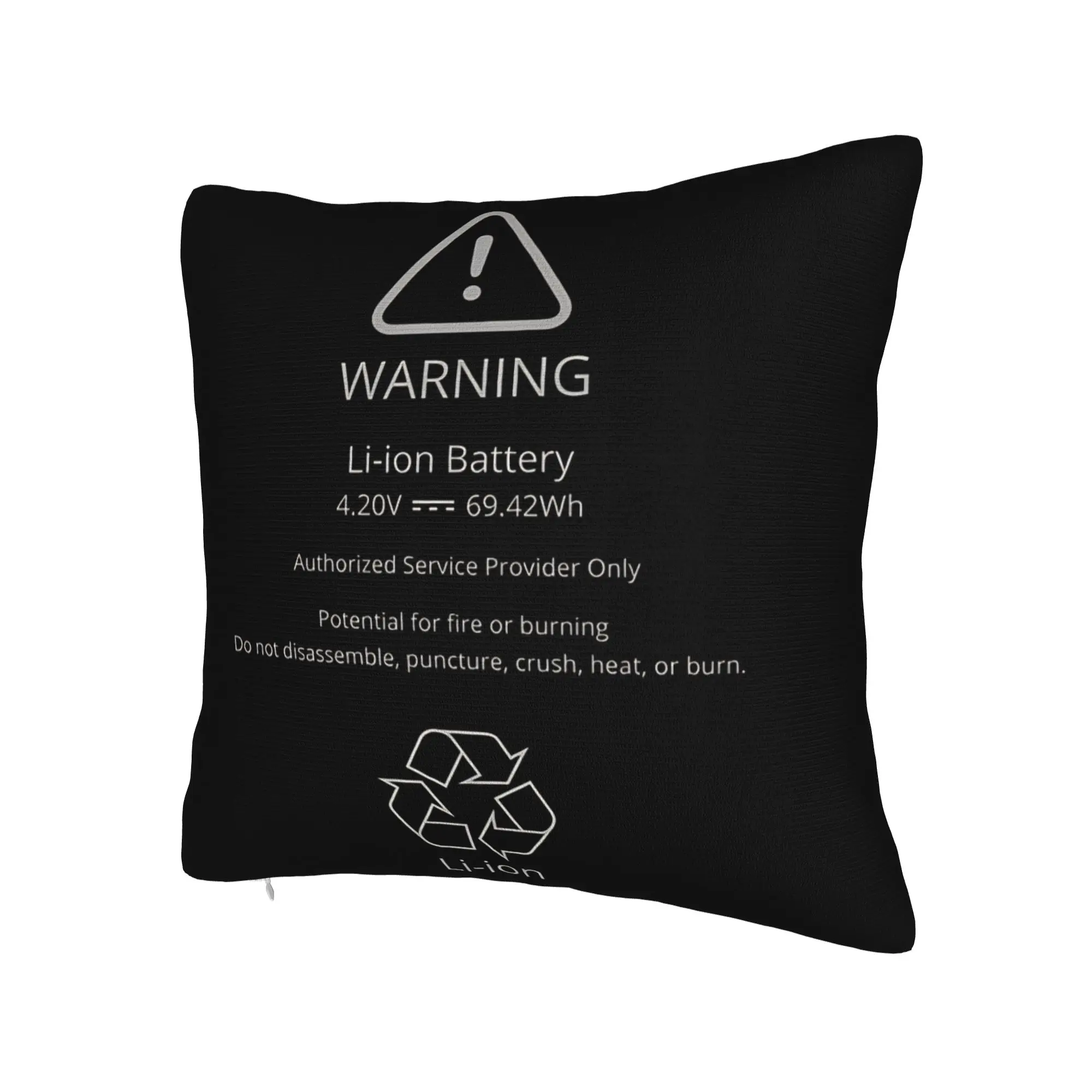 Inflatable Battery Pillow Cover  Retro Trendy Pillow Case For Sofa Bedroom Home Decor Comfy Cushion Cover Gift