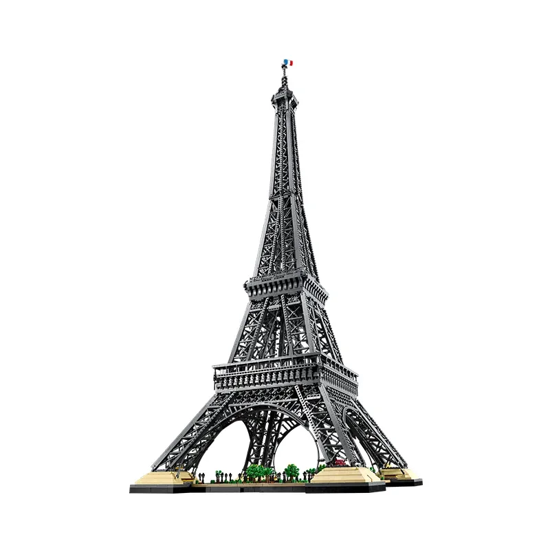 In Voorraad 10001PCS 10307 Parijs Eiffeltoren Bouwstenen Grote Architectuur Model Kit Bricks Speelgoed voor Kinderen Volwassenen - afbeelding 2