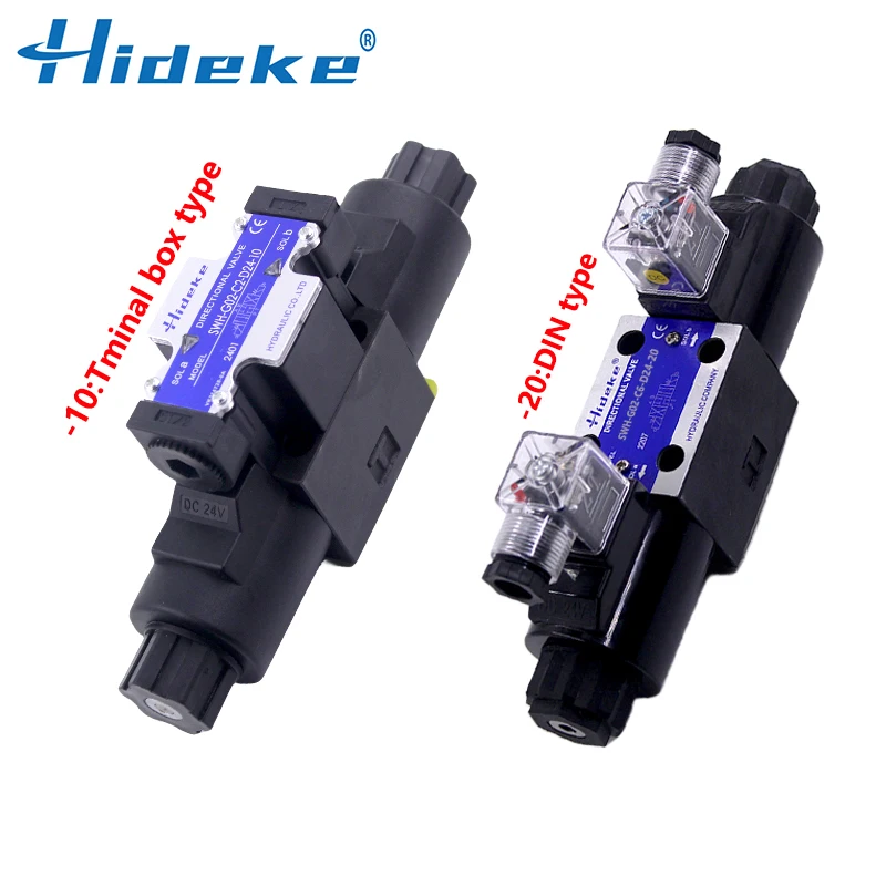 SWH-G02-C2-A240-10 Solenoid Operated Directional Hydraulic Control Valve SWH-G02-C3/C4/C6/C7/C8S/C40/D3-R220/D24/A120/D12-20/10