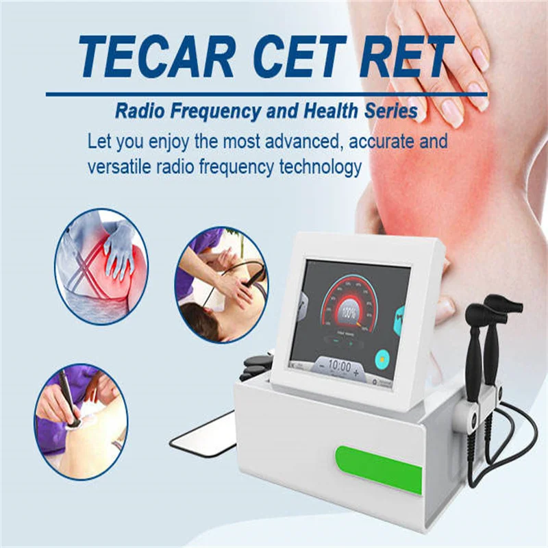 

448KHz Physiotherapy Smart-tecar Ret And Cet Handles Pain Recovery Tecar Diathermy Pain Relief Weight Loss Slimming Machine