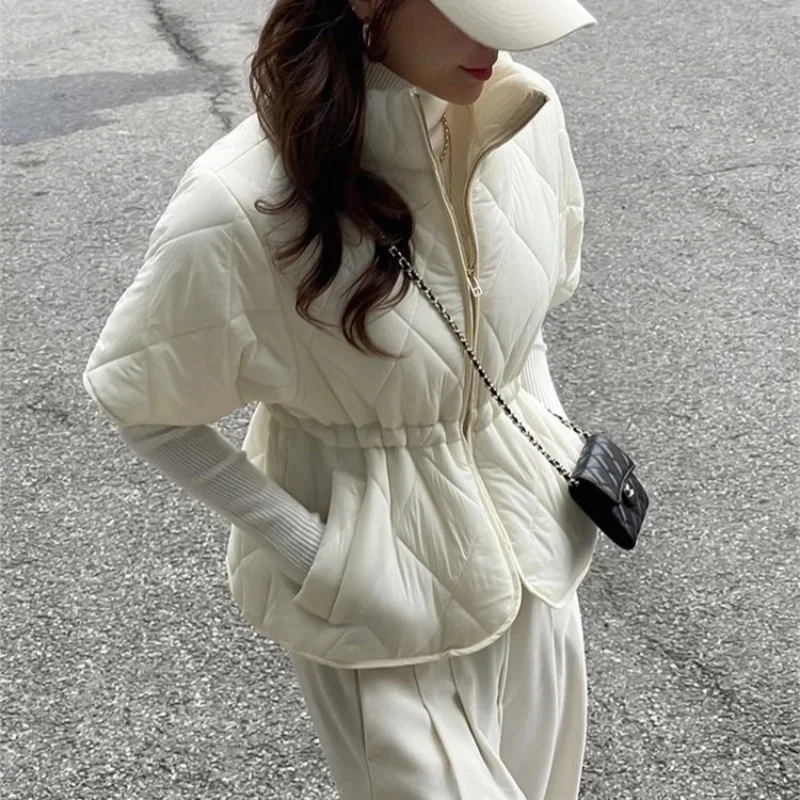 

Women's Jaet Vest Lightweight Cotton Quilted Diamond Pattern Sli Versatile Commute Design East Gate Unique Sle