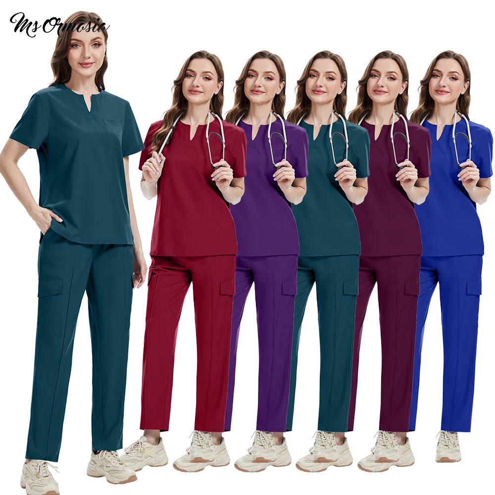 roupas-de-trabalho-unissex-para-dentistas-uniforme-clinico-macio-roupas-de-trabalho-para-pet-shop-e-laboratorio-uniformes-de-cirurgia-femininos-roupas-de-trabalho-para-medicos-e-enfermeiros