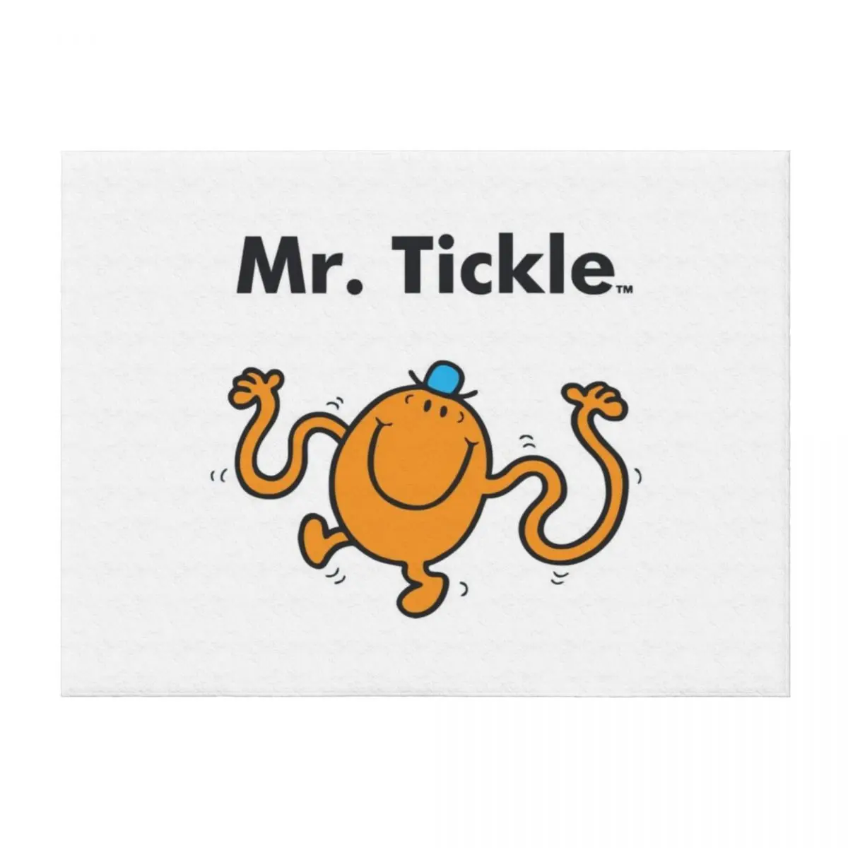 

Unique Print with Mr. Tickle Cool Throw Blanket Plaid on the sofa Large Soft Plaid wednesday Blankets