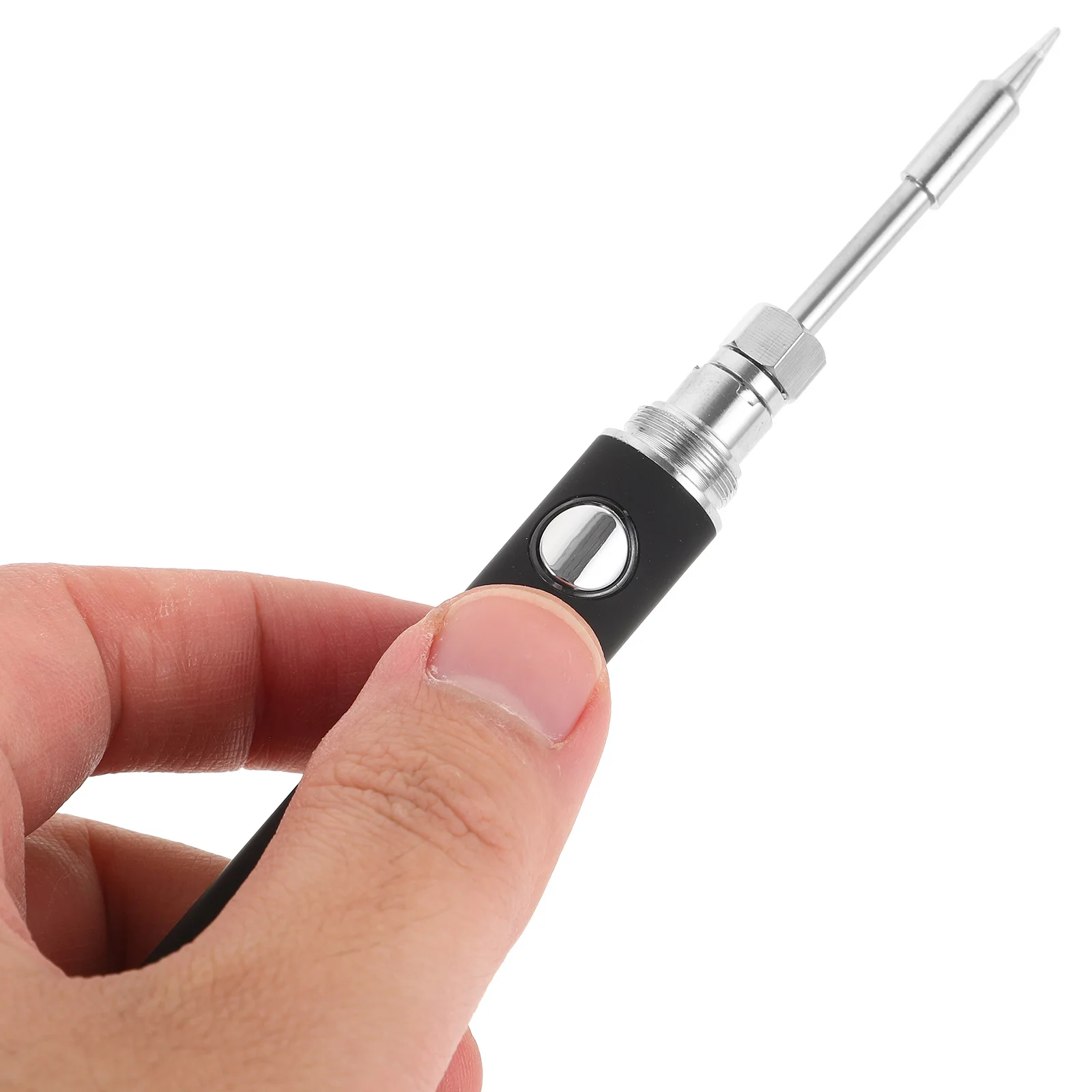 

USB Soldering Iron for Home Appliance Electrical Tool Small Portable Black Kit Dad