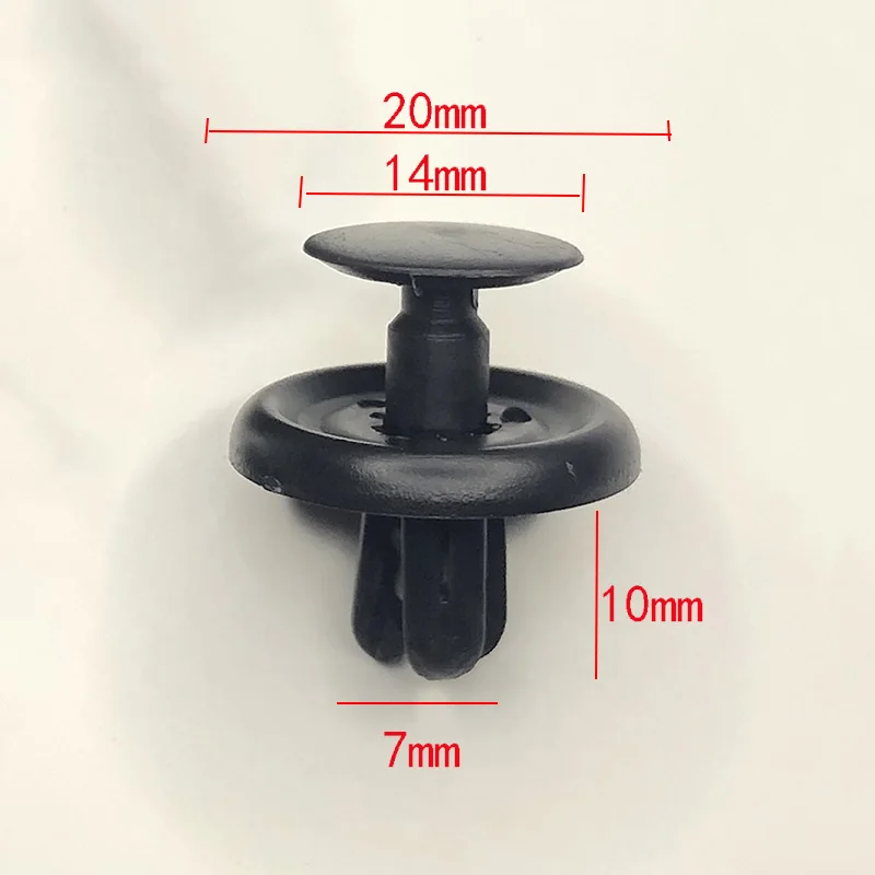 Lot De 20 Clips Garniture Capot Moteur Toyota 53259-20030 - Compatible Avensis