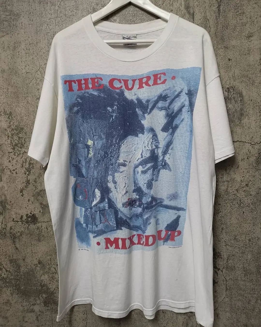 

T-Shirt Street Short T Naked Lightness Therapy Band The Cure Weirdos American Retro 90s Blockbuster Short Sleeve Vintage