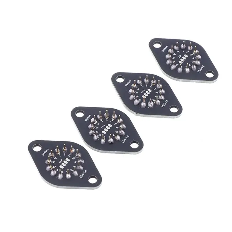 AT82-IN-14 Nixie Tube Socket PCB Mount Holder Plug For IN14 Glow Clock & Retro Electronics